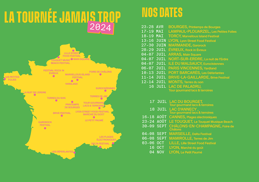 Tournée Jamais trop Interfel